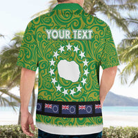 Cook Islands Merry Christmas Hawaiian Shirt Santa Suit Style With Polynesian Pattern