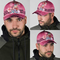 Hawaii Mele Kalikimaka Classic Cap Funny Santa with Tribal Tattoos Kakau Pink Color LT03 - Polynesian Pride