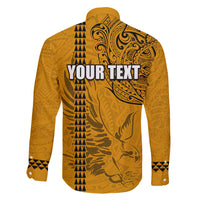 Nanakuli High and Intermediate School Family Matching Short Sleeve Bodycon Dress and Hawaiian Shirt Tribal Kakau Pattern LT03 - Polynesian Pride