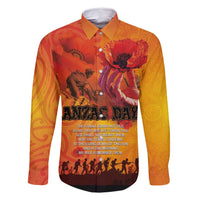 Australia and New Zealand ANZAC Day Family Matching Tank Maxi Dress and Hawaiian Shirt Soldiers Memories - Red Poppies with Aboriginal and Maori Art