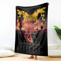 Australia ANZAC Day Blanket Forever in My Thoughts