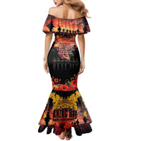 Australia ANZAC Day Family Matching Mermaid Dress and Hawaiian Shirt Forever in My Thoughts