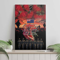 New Zealand ANZAC Day Canvas Wall Art Forever in My Thoughts