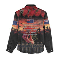New Zealand ANZAC Day Women Casual Shirt Forever in My Thoughts LT03 - Polynesian Pride