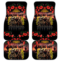 Australia ANZAC Day Car Mats Kangaroo and Koala Soldier - Forever in My Thoughts