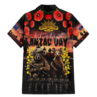 Australia ANZAC Day Family Matching Mermaid Dress and Hawaiian Shirt Kangaroo and Koala Soldier - Forever in My Thoughts