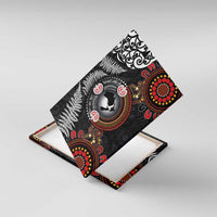 Australia and New Zealand Together Canvas Wall Art Aboriginal and Maori Art Tattoo