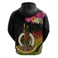Vanuatu Ni-Van Hoodie Coat of Arms Sand Drawing