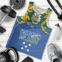 Solomon Islands Men Tank Top The Guardians-Tribal Crocodile and Shark Melanesian Tattoo LT03 - Polynesian Pride