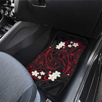 French Polynesia Tiare Day Car Mats Seal and Polynesian Pattern