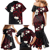 French Polynesia Tiare Day Family Matching Mermaid Dress and Hawaiian Shirt Seal and Polynesian Pattern LT03 - Polynesian Pride