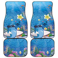 Aloha Hawaiian Monk Seal Car Mats Polynesian Tattoo The Ocean and Undersea Vibe