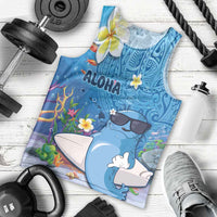 Aloha Hawaiian Monk Seal Men Tank Top Polynesian Tattoo The Ocean and Undersea Vibe