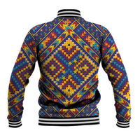 Kolose-Tuvalu Crochet Baseball Jacket with Polynesian and Pacific Tattoos - Polynesian Pride