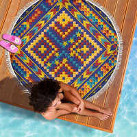 Kolose-Tuvalu Crochet Beach Blanket with Polynesian and Pacific Tattoos - Polynesian Pride