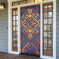 Kolose-Tuvalu Crochet Door Cover with Polynesian and Pacific Tattoos - Polynesian Pride