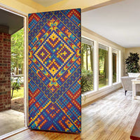 Kolose-Tuvalu Crochet Door Cover with Polynesian and Pacific Tattoos - Polynesian Pride