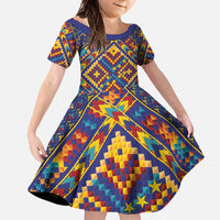 Kolose-Tuvalu Crochet Family Matching Mermaid Dress and Hawaiian Shirt with Polynesian and Pacific Tattoos - Polynesian Pride