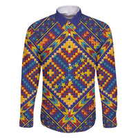 Kolose-Tuvalu Crochet Family Matching Summer Maxi Dress and Hawaiian Shirt with Polynesian and Pacific Tattoos - Polynesian Pride