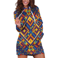 Kolose-Tuvalu Crochet Hoodie Dress with Polynesian and Pacific Tattoos - Polynesian Pride