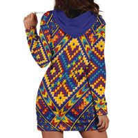 Kolose-Tuvalu Crochet Hoodie Dress with Polynesian and Pacific Tattoos - Polynesian Pride