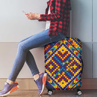 Kolose-Tuvalu Crochet Luggage Cover with Polynesian and Pacific Tattoos - Polynesian Pride