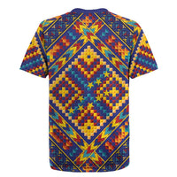 Kolose-Tuvalu Crochet Rugby Jersey with Polynesian and Pacific Tattoos - Polynesian Pride