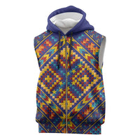 Kolose-Tuvalu Crochet Sleeveless Zip Hoodie with Polynesian and Pacific Tattoos - Polynesian Pride