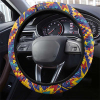 Kolose-Tuvalu Crochet Steering Wheel Cover with Polynesian and Pacific Tattoos - Polynesian Pride