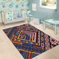 Tuvaluan and New Zealand Culture Area Rug The Art of Kolose and Taniko - Polynesian Pride
