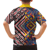 Tuvaluan and New Zealand Culture Kid Hawaiian Shirt The Art of Kolose and Taniko - Polynesian Pride