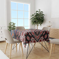 Tuvaluan and New Zealand Culture Tablecloth The Art of Kolose and Taniko - Polynesian Pride