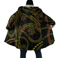 Hawaiian Kakau Art and Hisbiscus Tattoo Cloak Tribal Pattern-Reggae Style - Polynesian Pride