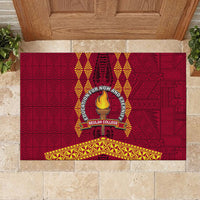 Tonga Beulah College Rubber Doormat Ngatu and Polynesian Pattern LT03 - Polynesian Pride
