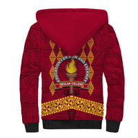 Tonga Beulah College Sherpa Hoodie Ngatu and Polynesian Pattern LT03 - Polynesian Pride