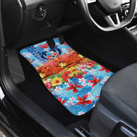Hawaiian Love-Couple Dolphins and Flamingos Car Mats - Polynesian Pride