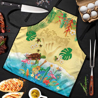 Hawaiian Alohawaii Apron Tropical Plants and Animals on The Beach - Polynesian Pride