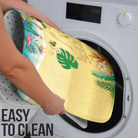 Hawaiian Alohawaii Bathroom Set Tropical Plants and Animals on The Beach - Polynesian Pride