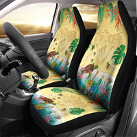 Hawaiian Alohawaii Car Seat Cover Tropical Plants and Animals on The Beach - Polynesian Pride