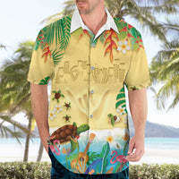 Hawaiian Alohawaii Hawaiian Shirt Tropical Plants and Animals on The Beach - Polynesian Pride