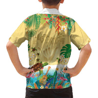 Hawaiian Alohawaii Hawaiian Shirt Tropical Plants and Animals on The Beach - Polynesian Pride