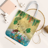 Hawaiian Alohawaii Tote Bag Tropical Plants and Animals on The Beach - Polynesian Pride