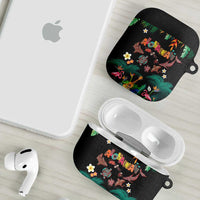 Hawaiian Alohawaii AirPods Case Tribal Sea Animals Tattoo and Tropical Plants - Polynesian Pride
