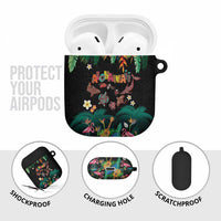 Hawaiian Alohawaii AirPods Case Tribal Sea Animals Tattoo and Tropical Plants LT03 - Polynesian Pride