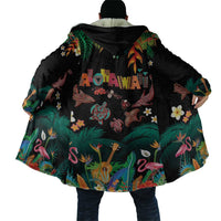 Hawaiian Alohawaii Cloak Tribal Sea Animals Tattoo and Tropical Plants - Polynesian Pride