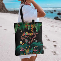 Hawaiian Alohawaii Tote Bag Tribal Sea Animals Tattoo and Tropical Plants - Polynesian Pride