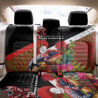 Aotearoa Toitu Te Tiriti Back Car Seat Cover Waitangi-Honour The Treaty NZ Tuatara and Plants LT03 - Polynesian Pride