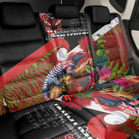 Aotearoa Toitu Te Tiriti Back Car Seat Cover Waitangi-Honour The Treaty NZ Tuatara and Plants LT03 - Polynesian Pride