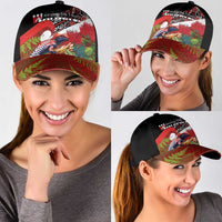 Aotearoa Toitu Te Tiriti Classic Cap Waitangi-Honour The Treaty NZ Tuatara and Plants LT03 - Polynesian Pride