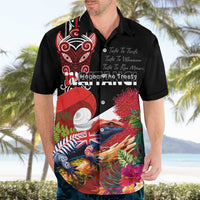 Aotearoa Toitu Te Tiriti Hawaiian Shirt Waitangi-Honour The Treaty NZ Tuatara and Plants